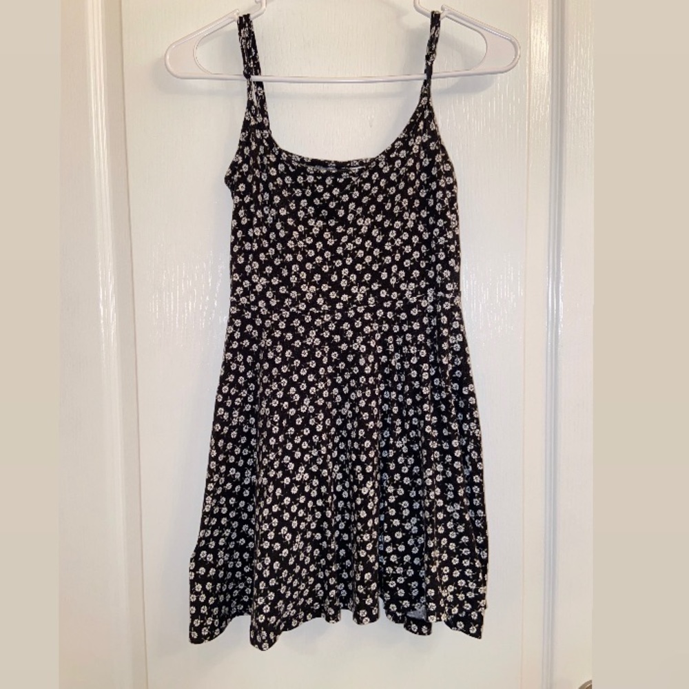 kids Black flower dress